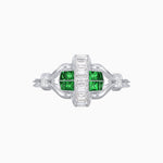 Load image into Gallery viewer, Art Deco Inspired Baguette Diamond Ring - Shahin Jewelry