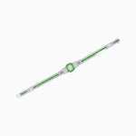 Load image into Gallery viewer, Art Deco Inspired Bracelet with Oval Diamond and Gemstone - Shahin Jewelry