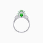 Load image into Gallery viewer, Art Deco Inspired Calibré-Cut Gemstone Barrel Cocktail Ring - Shahin Jewelry