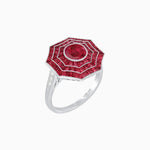 Load image into Gallery viewer, Art Deco Inspired Cocktail Gemstone Ring - Shahin Jewelry