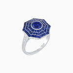 Load image into Gallery viewer, Art Deco Inspired Cocktail Gemstone Ring - Shahin Jewelry