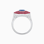 Load image into Gallery viewer, Art Deco Inspired Cocktail Gemstone Ring - Shahin Jewelry