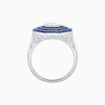 Load image into Gallery viewer, Art Deco Inspired Cocktail Ring with Gemstone - Shahin Jewelry
