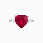 Load image into Gallery viewer, Art Deco Inspired Convertible Heart-Shaped Diamond Jacket Ring - Shahin Jewelry