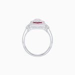 Load image into Gallery viewer, Art Deco Inspired Diamond Navette Ring - Shahin Jewelry