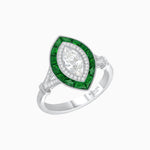 Load image into Gallery viewer, Art Deco Inspired Engagement ring with Diamond - Shahin Jewelry