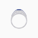 Load image into Gallery viewer, Art Deco Inspired Engagement Ring with Emerald Cut Gemstone - Shahin Jewelry