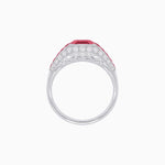 Load image into Gallery viewer, Art Deco Inspired Engagement Ring with Emerald Cut Gemstone - Shahin Jewelry