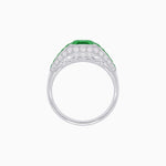 Load image into Gallery viewer, Art Deco Inspired Engagement Ring with Emerald Cut Gemstone - Shahin Jewelry