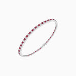 Load image into Gallery viewer, Art Deco Inspired French Cut Sapphire And Diamond Bracelet - Shahin Jewelry