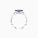 Load image into Gallery viewer, Art Deco Inspired Gemstone Marquise Ring - Shahin Jewelry