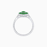 Load image into Gallery viewer, Art Deco Inspired Gemstone Marquise Ring - Shahin Jewelry