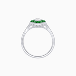 Load image into Gallery viewer, Art Deco Inspired Gemstone Marquise Ring - Shahin Jewelry