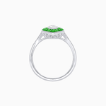 Load image into Gallery viewer, Art Deco Inspired Gemstone Marquise Ring - Shahin Jewelry
