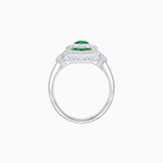 Load image into Gallery viewer, Art Deco Inspired Gemstone Navette Ring - Shahin Jewelry