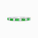 Load image into Gallery viewer, Art Deco Inspired Half Eternity Band - Shahin Jewelry