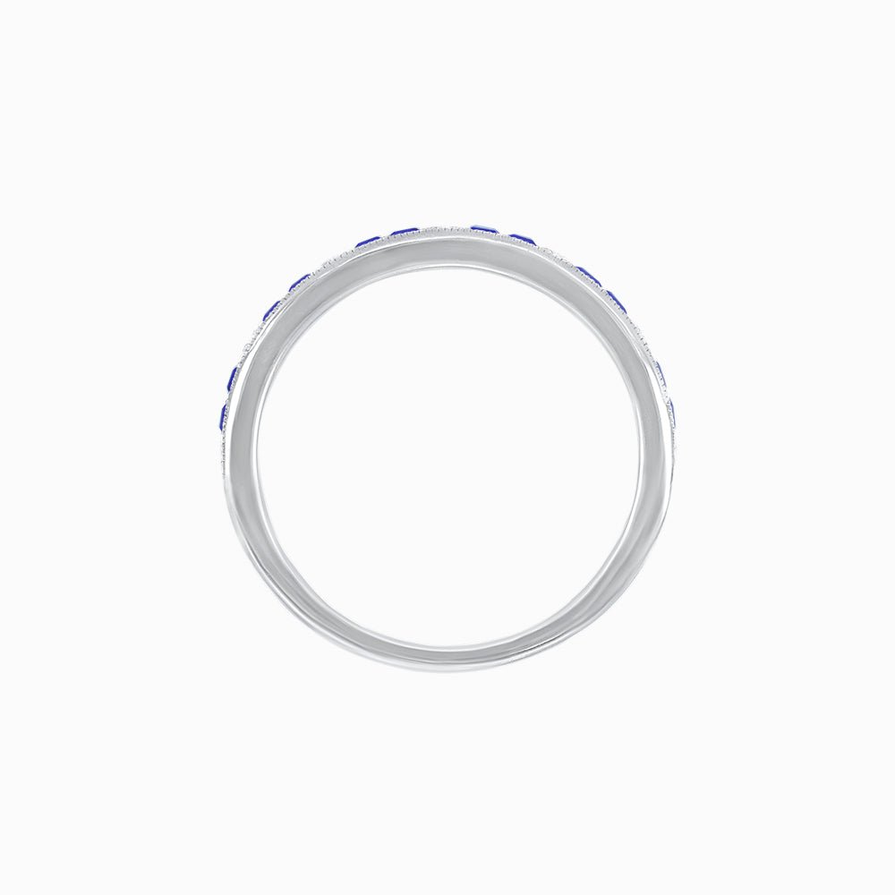 Art Deco Inspired Half Eternity Band - Shahin Jewelry