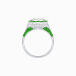 Load image into Gallery viewer, Art Deco Inspired Halo Diamond Engagement Ring - Shahin Jewelry