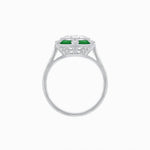 Load image into Gallery viewer, Art Deco Inspired Hexagon Halo Ring - Shahin Jewelry