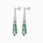 Load image into Gallery viewer, Art Deco Inspired Lozenge Shape Earrings - Shahin Jewelry