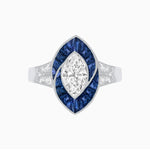 Load image into Gallery viewer, Art Deco Inspired Marquise Diamond Ring - Shahin Jewelry