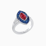 Load image into Gallery viewer, Art Deco Inspired Marquise Diamond Ring - Shahin Jewelry