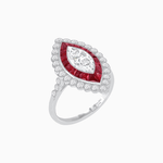 Load image into Gallery viewer, Art Deco Inspired Marquise Ring - Shahin Jewelry