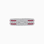 Load image into Gallery viewer, Art Deco Inspired Marquise Shaped Diamond And Gemstone Bracelet - Shahin Jewelry