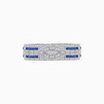 Load image into Gallery viewer, Art Deco Inspired Marquise Shaped Diamond And Gemstone Bracelet - Shahin Jewelry