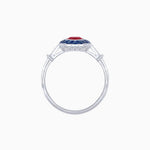 Load image into Gallery viewer, Art Deco Inspired Marquise shaped Gemstone Ring - Shahin Jewelry