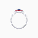 Load image into Gallery viewer, Art Deco Inspired Marquise shaped Gemstone Ring - Shahin Jewelry