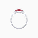 Load image into Gallery viewer, Art Deco Inspired Marquise shaped Gemstone Ring - Shahin Jewelry