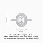 Load image into Gallery viewer, Art Deco Inspired Octagon - shaped with Diamond Ring - Shahin Jewelry