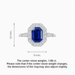 Load image into Gallery viewer, Art Deco Inspired Octagon - shaped with Gemstone Ring - Shahin Jewelry