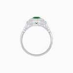 Load image into Gallery viewer, Art Deco Inspired Octagon - shaped with Gemstone Ring - Shahin Jewelry