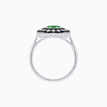 Load image into Gallery viewer, Art Deco Inspired Octagonal - shaped Geometric Ring with Diamond - Shahin Jewelry