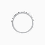 Load image into Gallery viewer, Art Deco Inspired Onyx And Diamond Half Eternity Band - Shahin Jewelry