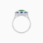 Load image into Gallery viewer, Art Deco Inspired Oval Cut Gemstone Ring - Shahin Jewelry