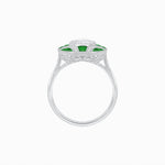 Load image into Gallery viewer, Art Deco Inspired Oval Ring - Shahin Jewelry
