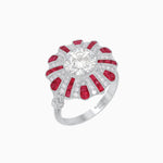 Load image into Gallery viewer, Art Deco Inspired Peacock Diamond Ring - Shahin Jewelry