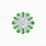 Load image into Gallery viewer, Art Deco Inspired Peacock Diamond Ring - Shahin Jewelry