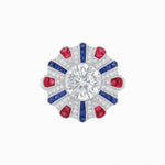 Load image into Gallery viewer, Art Deco Inspired Peacock Diamond Ring - Shahin Jewelry