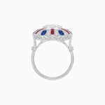 Load image into Gallery viewer, Art Deco Inspired Peacock Diamond Ring - Shahin Jewelry