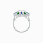 Load image into Gallery viewer, Art Deco Inspired Peacock Diamond Ring - Shahin Jewelry