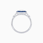 Load image into Gallery viewer, Art Deco Inspired Pear Shape Diamond Ring - Shahin Jewelry