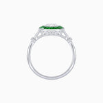 Load image into Gallery viewer, Art Deco Inspired Pear Shape Diamond Ring - Shahin Jewelry
