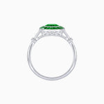 Load image into Gallery viewer, Art Deco Inspired Pear Shape Gemstone Ring - Shahin Jewelry