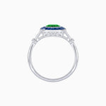 Load image into Gallery viewer, Art Deco Inspired Pear Shape Gemstone Ring - Shahin Jewelry