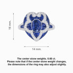 Load image into Gallery viewer, Art Deco Inspired pear shaped engagement ring with diamond - Shahin Jewelry