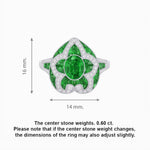 Load image into Gallery viewer, Art Deco Inspired pear shaped engagement ring with diamond - Shahin Jewelry